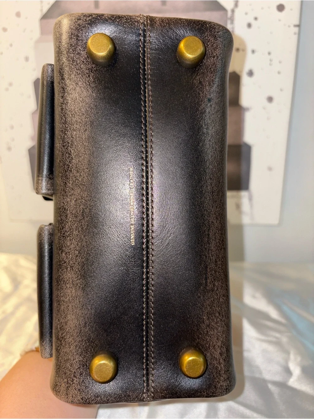 Coach Loved Leather Twin Turnlock 20 - Picture 8 of 10